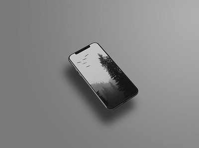 iPhone & Screen Mockup abstract clean design device display iphone iphone screen mockup phone phone mockup presentation realistic screen simple smartphone ui ux web webpage website