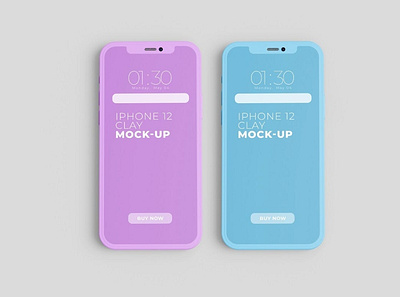 IPhone Clay Mockup app clay mockup device devices digital display isolated mobile phone clay screen smartphone social media technology touch touch screen ui ux web web design website