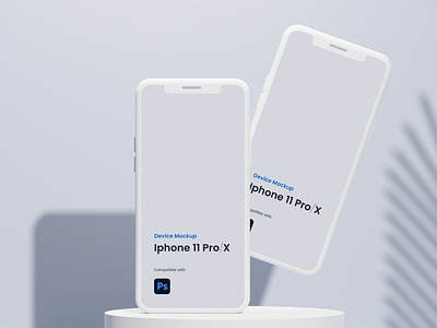 Clay Mobile Mockup - iPhone background clay clean design device display iphone iphone 11 iphone 12 iphone 13 iphone x minimalist mobile mockup mockups phone product psd ui ux