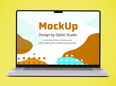 MacBook Pro Mockup 3d abstract clean design device display graphic design laptop mac macbook mockup presentation realistic simple theme ui ux web webpage website