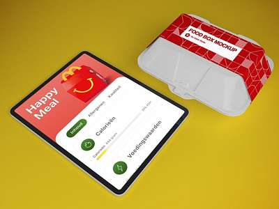 Food App Phone Mockup