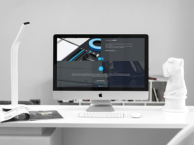 iMac Desk Mockups 3d apple design desktop device display graphic design imac imac mockup macbook macbook pro mockup presentation realistic resposive screen template ui ux web design