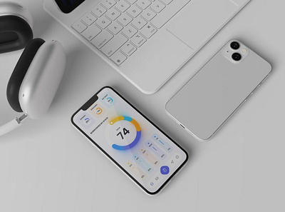 iPhone 13 Device - Mockup abstract clean design device display iphone iphone 13 iphone 13 mockup iphone 13 pro mockup phone phone mockup presentation realistic simple smartphone ui ux web website