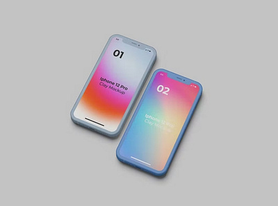 Free Phone 12 Pro Clay Mockup abstract clay clean design device display iphone iphone 12 iphone 12 pro mockup phone phone 12 phone mockup presentation realistic simple smartphone theme ui ux