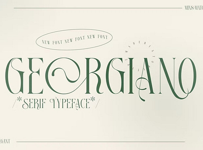 Free Georgiano Serif Type Face calligraphy display font display typeface elegant font font font awesome font family fonts handwritten lettering modern font modern fonts sans serif sans serif font script serif font type typedesign typeface vintage font