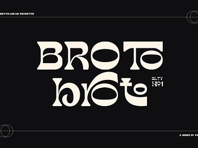 Free Broto - Display font & 100 ligatures