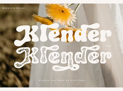 Free Klender - Modern & Retro Font calligraphy display font display typeface elegant font font font awesome font family fonts handwritten lettering modern font modern fonts sans serif sans serif font script serif font type typedesign typeface vintage font
