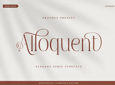 Free Alloquent Display Font calligraphy display font display typeface elegant font font font awesome font family fonts handwritten lettering modern font modern fonts sans serif sans serif font script serif font type typedesign typeface vintage font