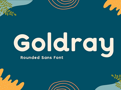 Free Goldray - Rounded Sans Font calligraphy display font display typeface elegant font font font awesome font family fonts handwritten lettering modern font modern fonts sans serif sans serif font script serif font type typedesign typeface vintage font