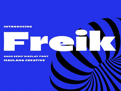 Free Freik Sans Display Font