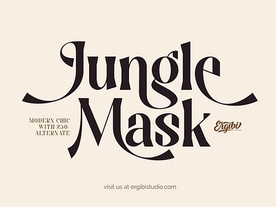 Free Jungle Mask Font