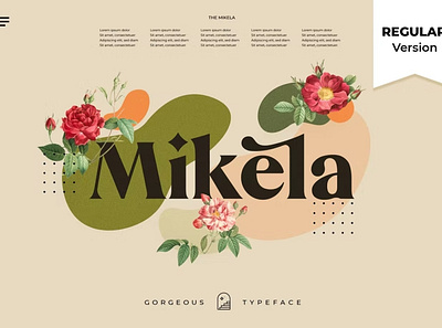 Free Mikela Font calligraphy display font display typeface elegant font font font awesome font family fonts handwritten lettering modern font modern fonts sans serif sans serif font script serif font type typedesign typeface vintage font