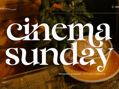 Cinema Sunday - Modern Font