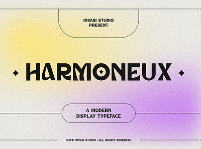 Harmoneux | Modern Display Font display font font awesome font family fonts sans serif sans serif font serif font