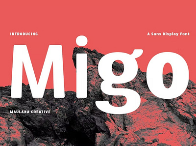Migo Round Sans Serif Display Font display font font awesome font family fonts sans serif sans serif font serif font