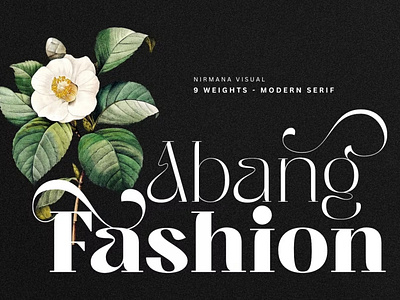 Abang Fashion - Branding Font