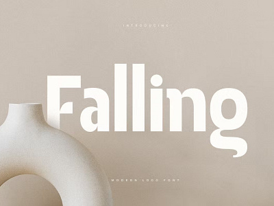 Falling - Modern Logo Font