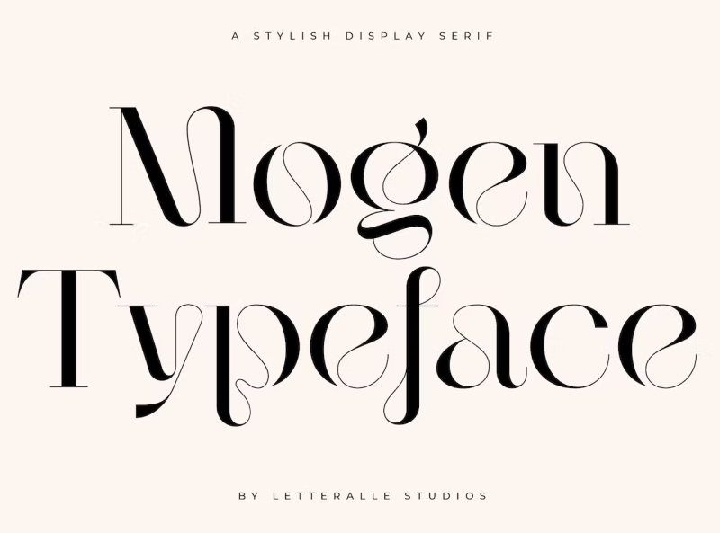 Mogen - Display Font by Fonts/Typography on Dribbble