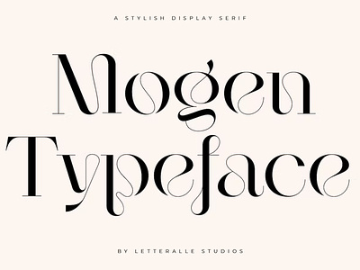 Mogen - Display Font