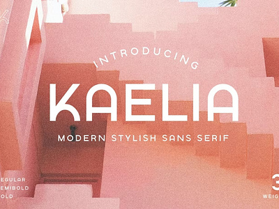 KAELIA - Simple Stylish Typeface