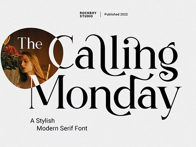 The Calling Monday - Modern Stylish Font cover cover lettering cover-lettering font font freebies fonts free freebies font freebies fonts freebies-font freelance freelance graphic design graphic design lettering lettering cover type typography