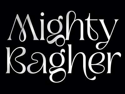 Mighty Bagher Font