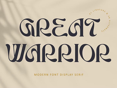 Great Warrior Font