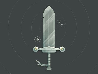 Old sword illustration