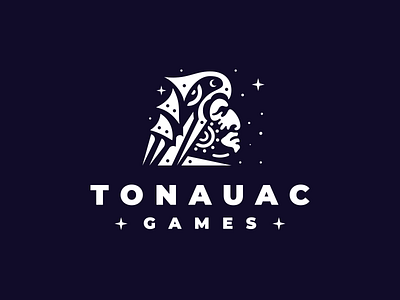 Tonauac aztec brand branding cosmos design illustration logo space stars vector