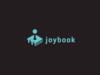 joybook book brand branding design game gamepad graphic design joystick logo negative space simple vector