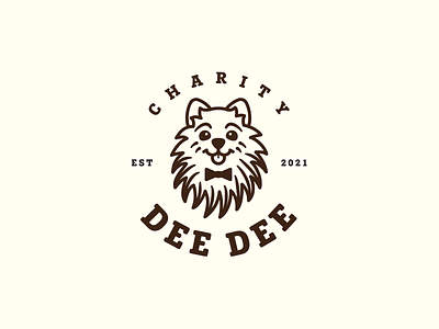 Dee-Dee brand branding cute design dog illustration logo vector