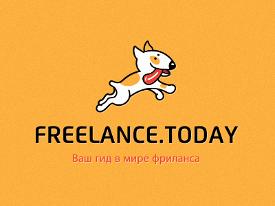 Freelance.Today dog guide jump logo