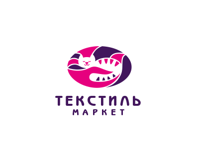 textiles market bench cat cute heart logo market textiles