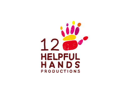 12 Helpful Hands 12 brand bright colorful hand helpful imagination logo productions