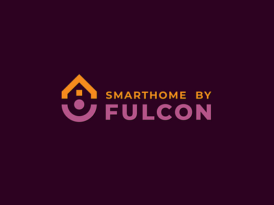 Fulcon brand home human logo minimalism smarthome