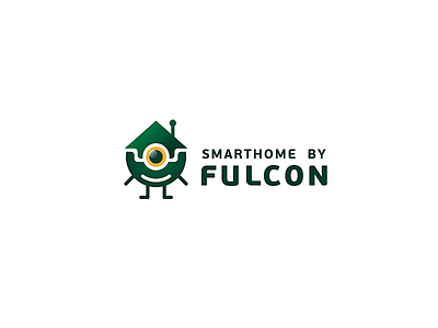 fulcon brand character character design cute logo mascot mascot logo robot smart smarthome