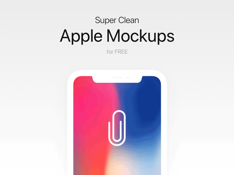 Super Clean Apple Mockups animation apple attach debut device download first free gift mockup ui ux