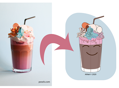 Delicious Drink art delicious design food illustration redbubble vector yummy