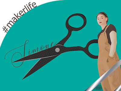 #MakerLife art design diy illustration maker makerbot makerlife makers scissors vector