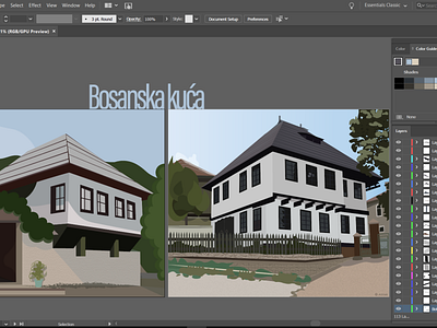 Screenshot 07/21/2020 architecture art bosnia design history illustration vector work