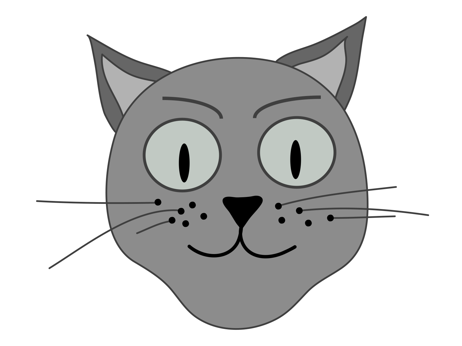 Cat Eyes animation cat vector