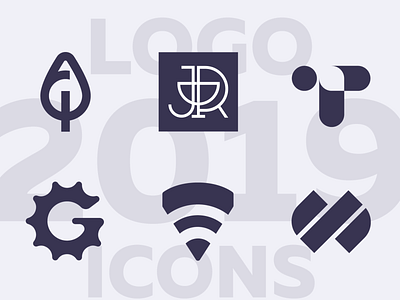 New logo collection 2019 2019 trend brand branding collection concept design graphic design icon identity logo negative space logo one color typography visual design