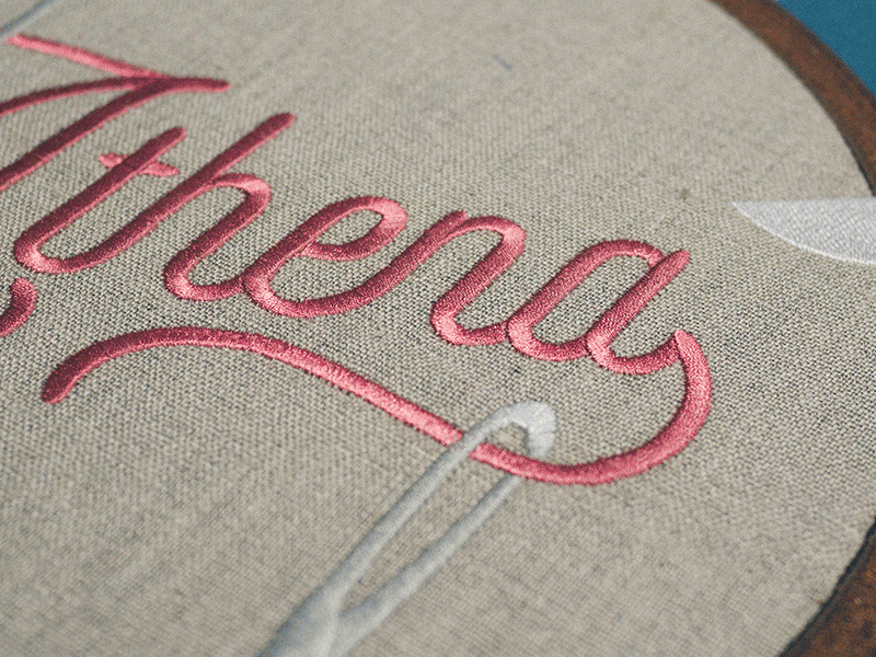Athena — La dea del Ricamo athena embroidery frame italian italy poster vintage