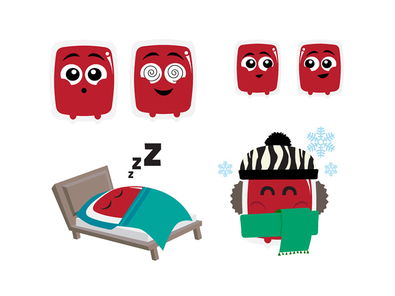 Blood Donation Campaign Illustrations 4 children kids funny print vector illustration campaign blood