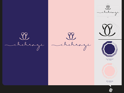 CHEHRAZI NOBILITY METALS Brand Design book cover branding calligraphy creative design graphic design logo typography vector
