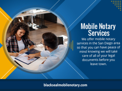 Mobile Notary Services San Diego