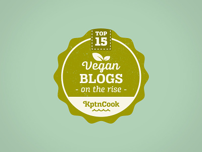 Top 15 Vegan Blogs Badge