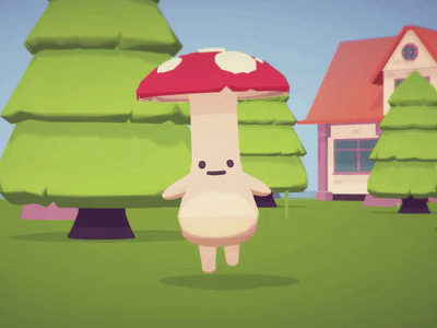 Hippety Hop Mushroom Bop art character game moblets unity