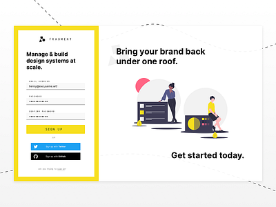 #DailyUI - 001: Sign Up