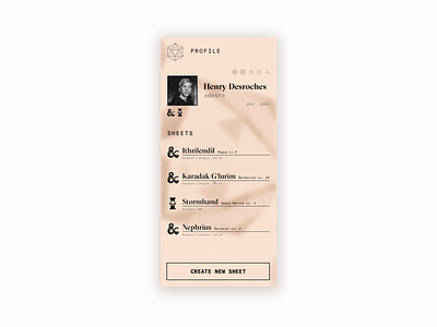 #DailyUI - 006: User Profile